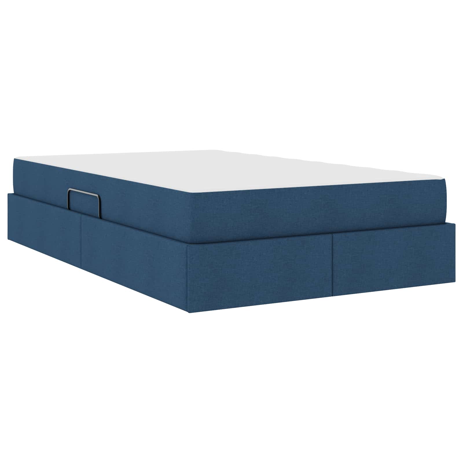 Letto con contenitore e materasso Blu 120 x 190 cm Poliestere | homemem39