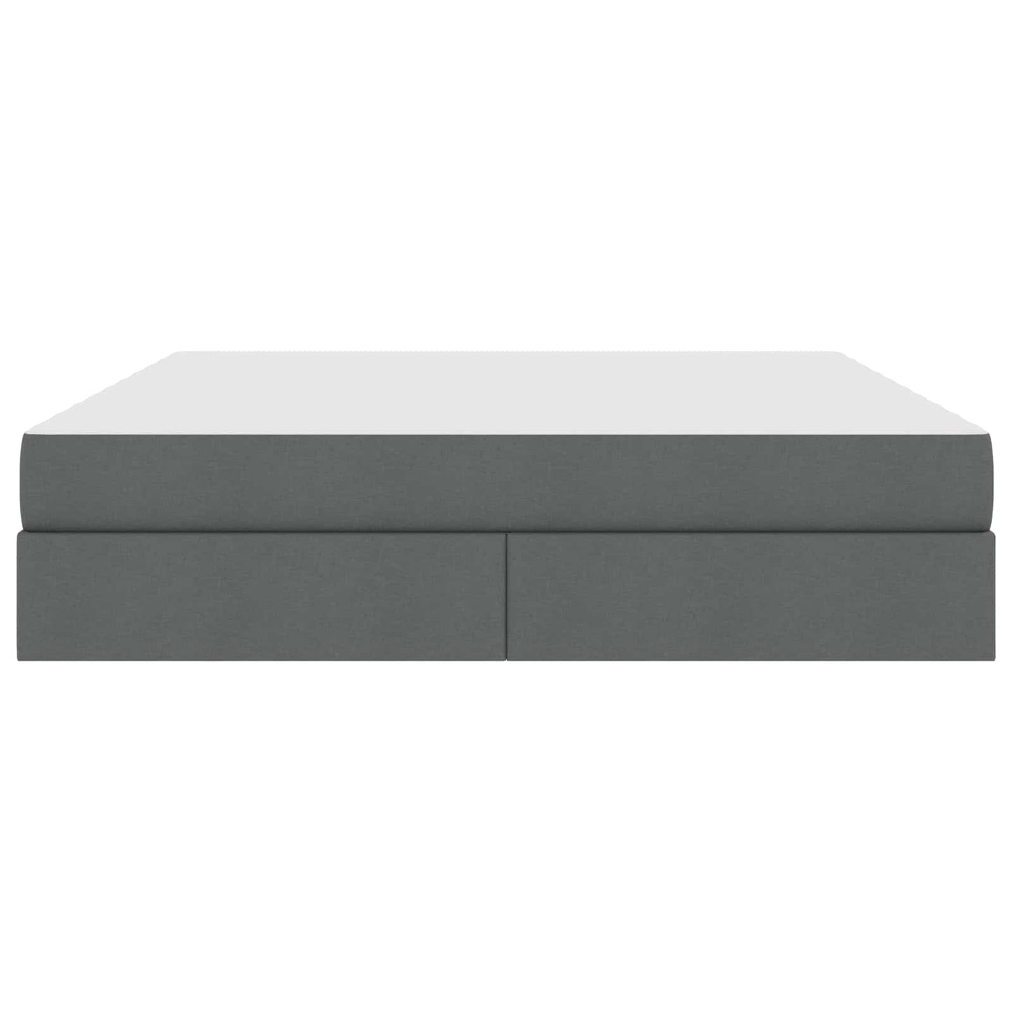 Letto con contenitore e materasso Grigio scuro 160 x 200 cm | homemem39