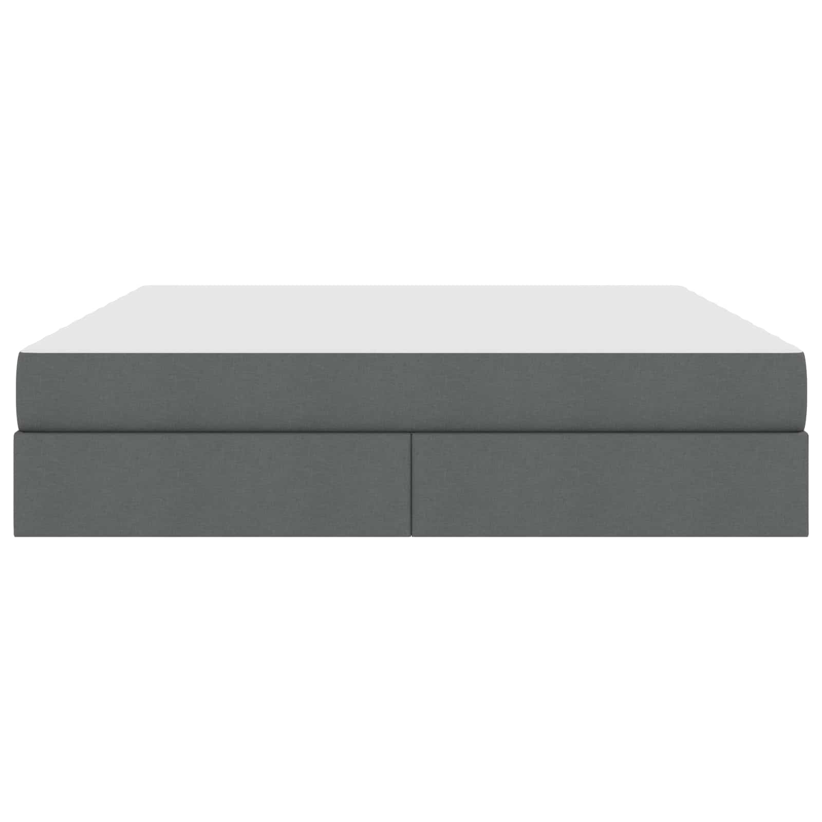 Letto con contenitore e materasso Grigio scuro 160 x 200 cm | homemem39