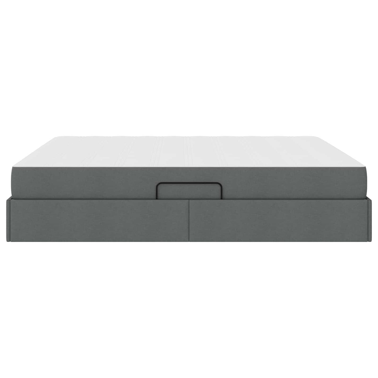 Letto con contenitore e materasso Grigio scuro 160 x 200 cm | homemem39