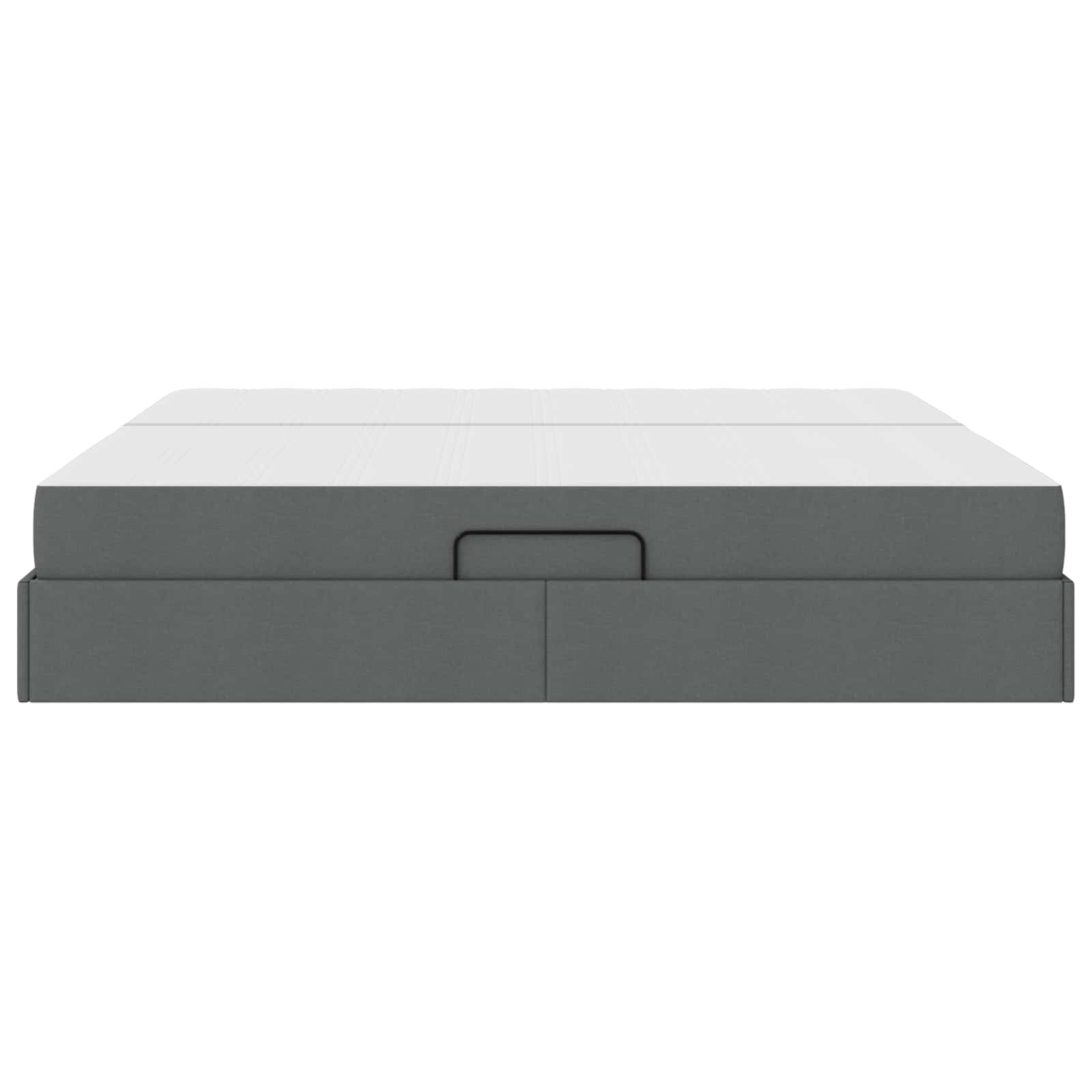 Letto con contenitore e materasso Grigio scuro 200 x 200 cm | homemem39