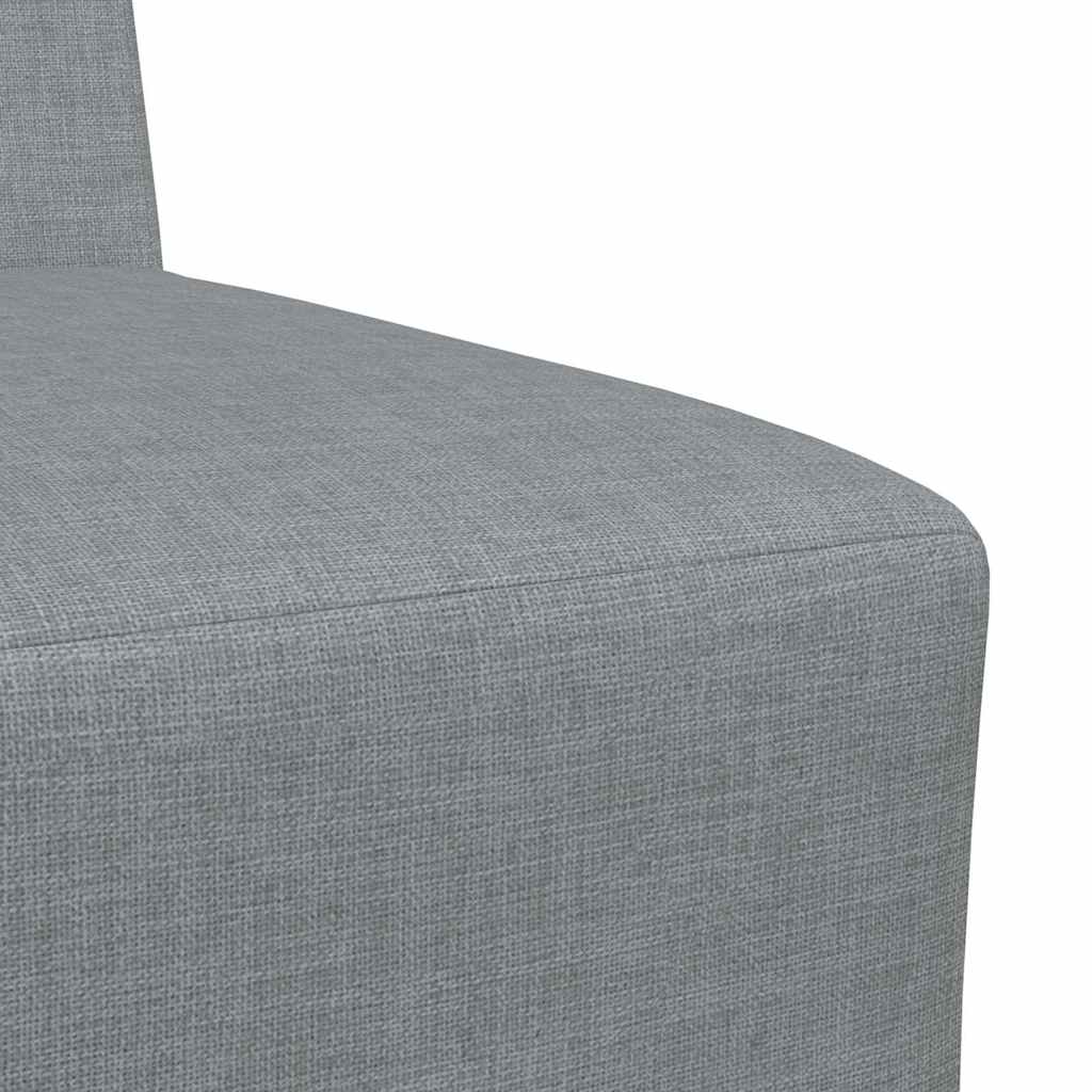 Unità di Divano Modulare Senza Braccioli 2 pcs Grigio chiaro | homemem39