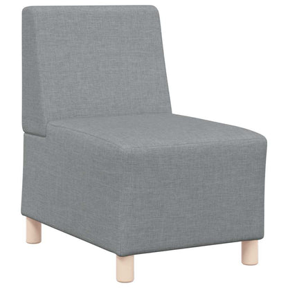Unità di Divano Modulare Senza Braccioli 2 pcs Grigio chiaro | homemem39