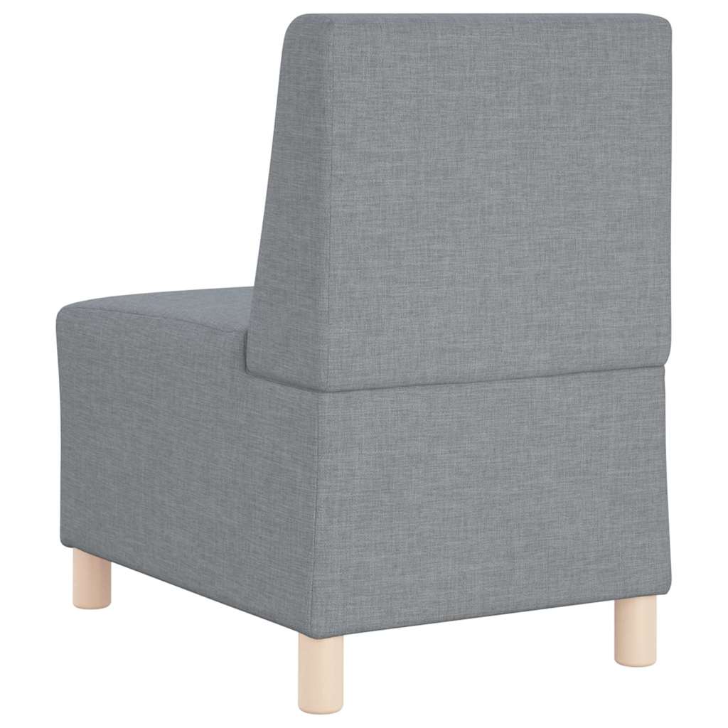 Unità di Divano Modulare Senza Braccioli 2 pcs Grigio chiaro - homemem39