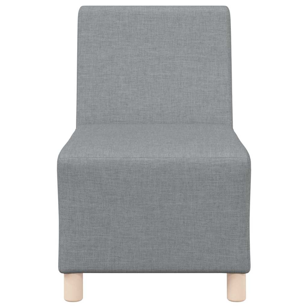 Unità di Divano Modulare Senza Braccioli 2 pcs Grigio chiaro - homemem39
