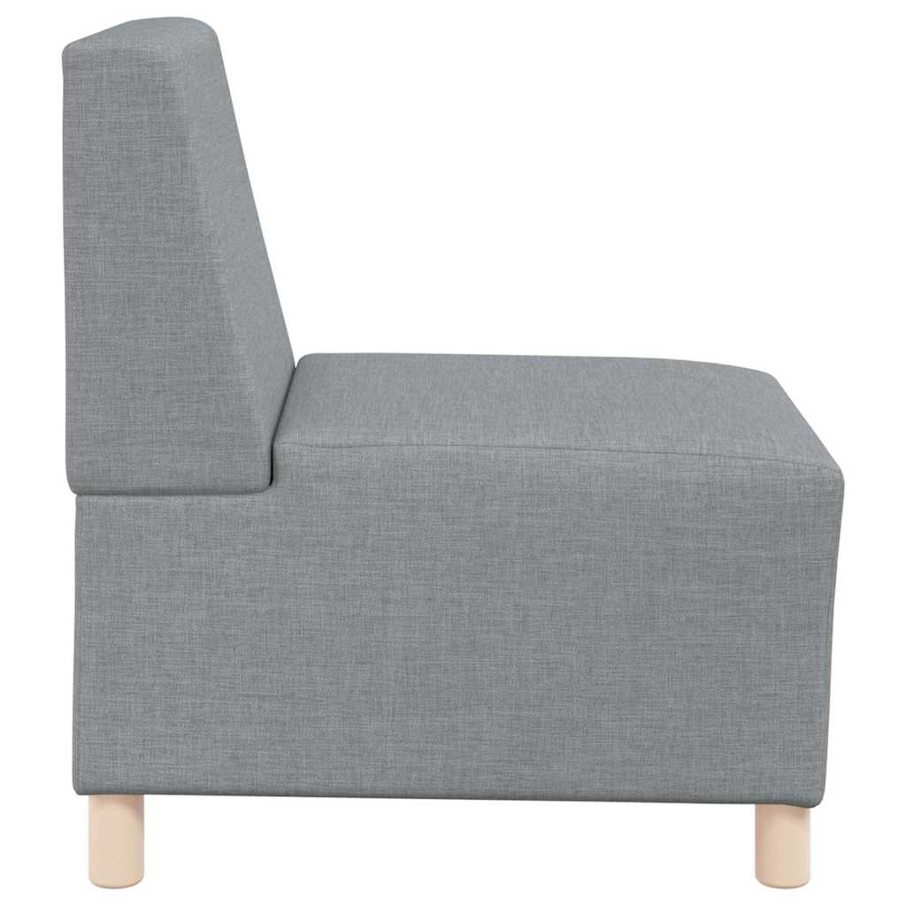 Unità di Divano Modulare Senza Braccioli 2 pcs Grigio chiaro | homemem39