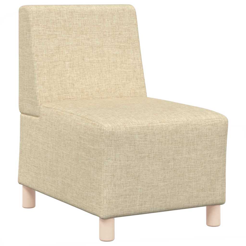 Unità di Divano Modulare Senza Braccioli 2 pcs Crema | homemem39