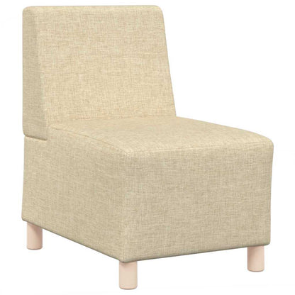 Unità di Divano Modulare Senza Braccioli 2 pcs Crema | homemem39