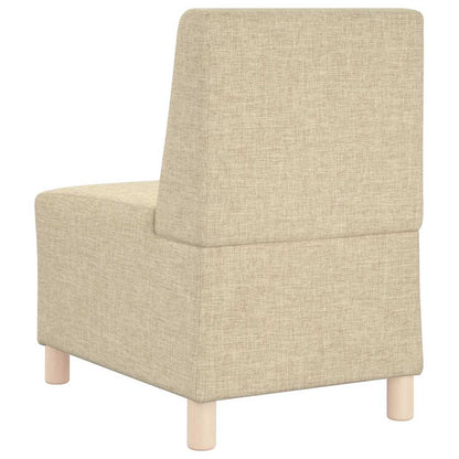 Unità di Divano Modulare Senza Braccioli 2 pcs Crema | homemem39