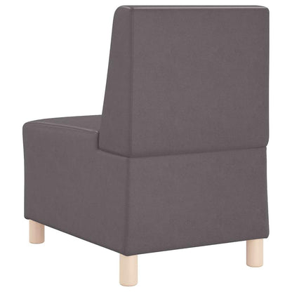 Unità di Divano Modulare Senza Braccioli 2 pcs Grigio - homemem39