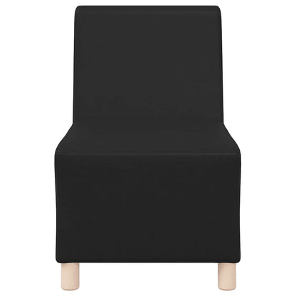 Unità di Divano Modulare Senza Braccioli 2 pcs Nero - homemem39