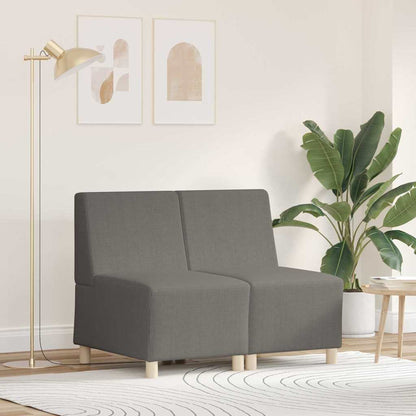 Unità di Divano Modulare Senza Braccioli 2 pcs Grigio chiaro | homemem39