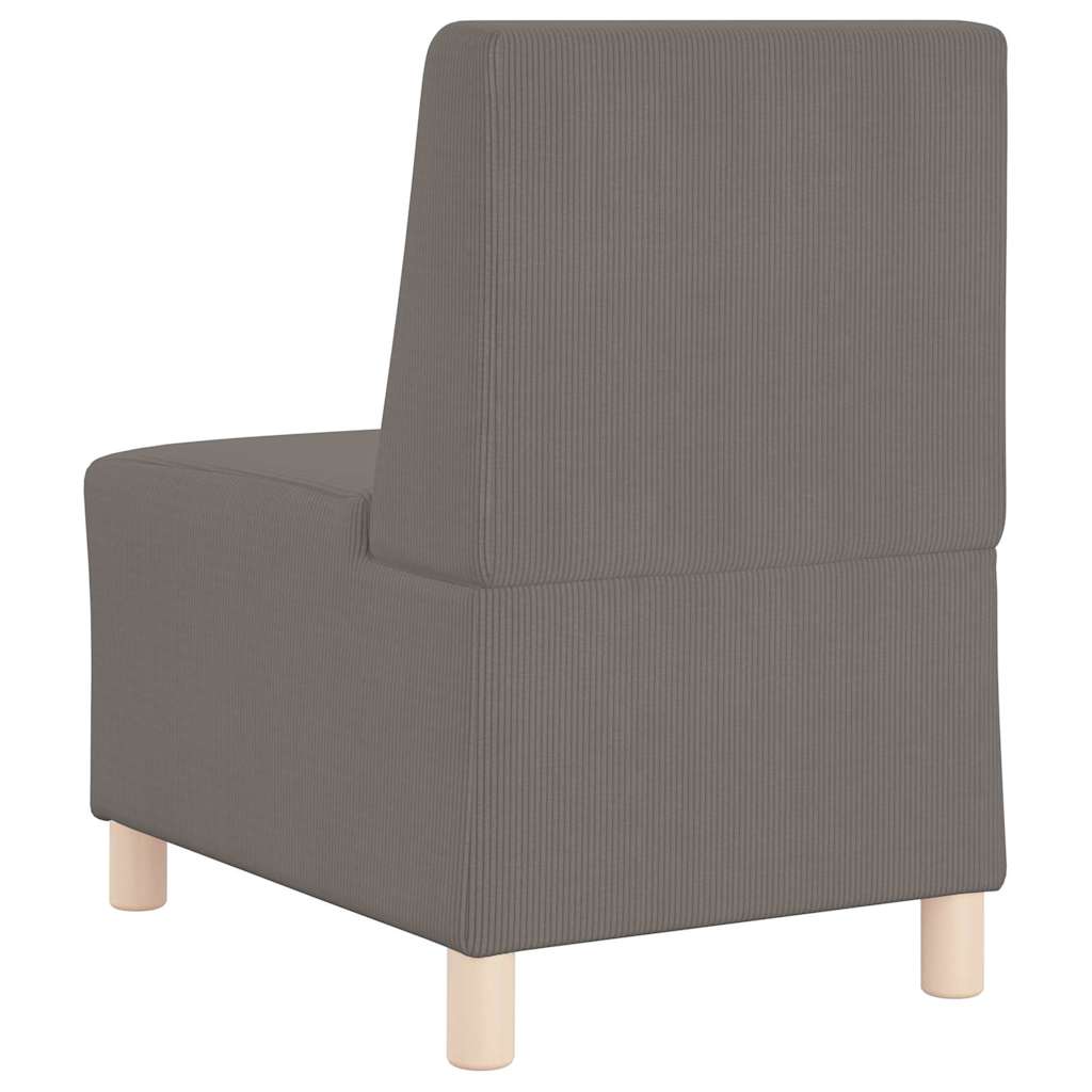 Unità di Divano Modulare Senza Braccioli 2 pcs Grigio chiaro - homemem39