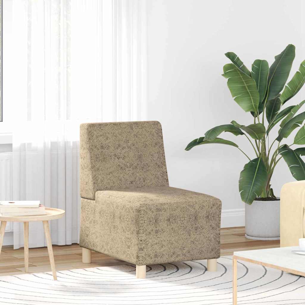 Unità di Divano Modulare Senza Braccioli 2 pcs Grigio chiaro