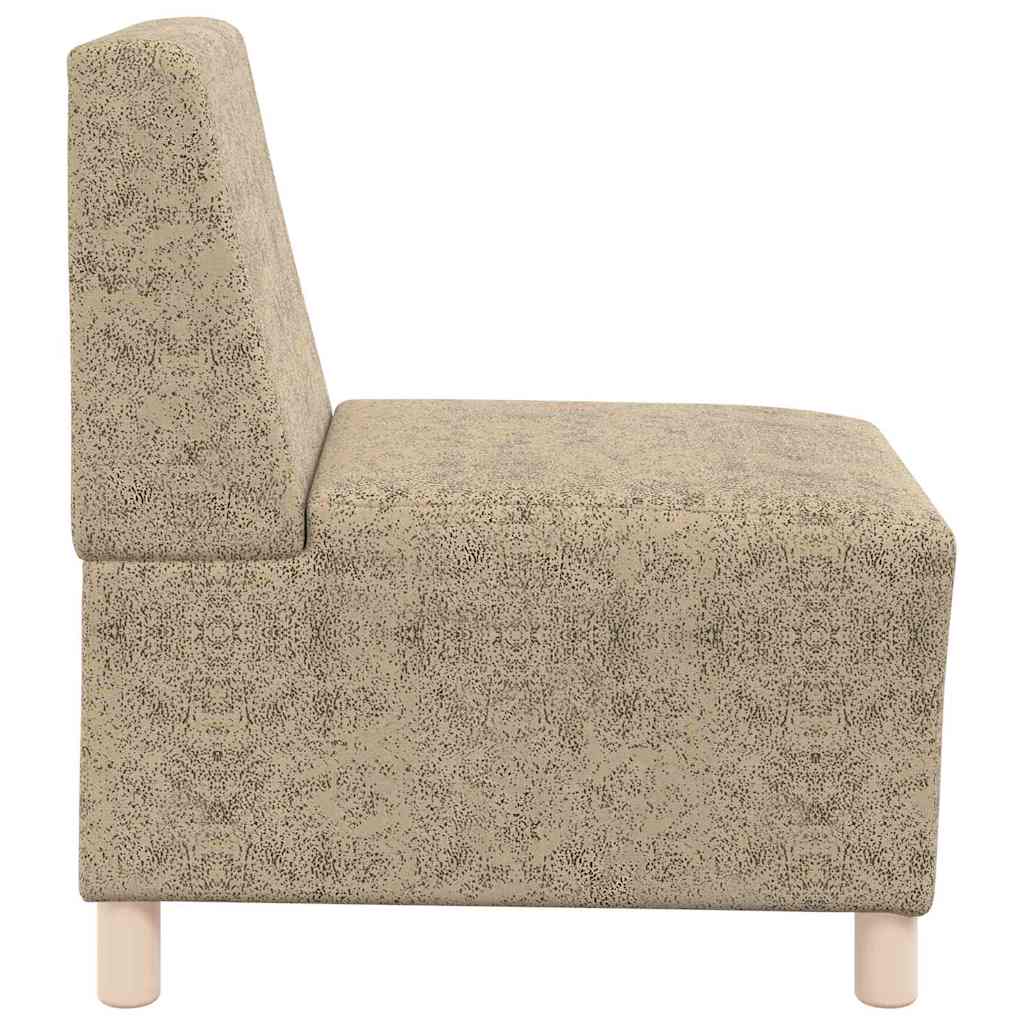 Unità di Divano Modulare Senza Braccioli 2 pcs Grigio chiaro