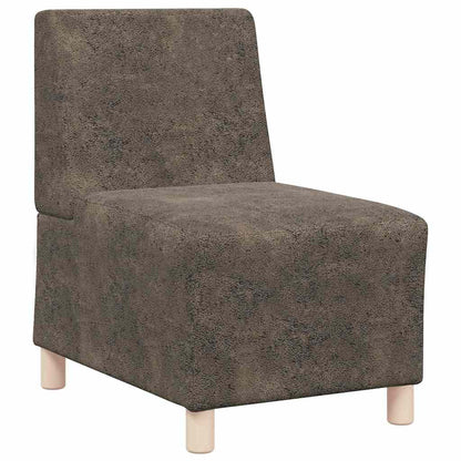 Unità di Divano Modulare Senza Braccioli 2 pcs Grigio scuro | homemem39