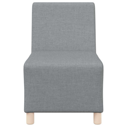 Unità di Divano Modulare Senza Braccioli 3 pcs Grigio chiaro | homemem39