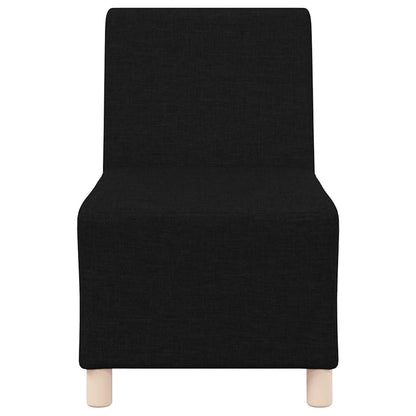Unità di Divano Modulare Senza Braccioli 3 pcs Nero | homemem39