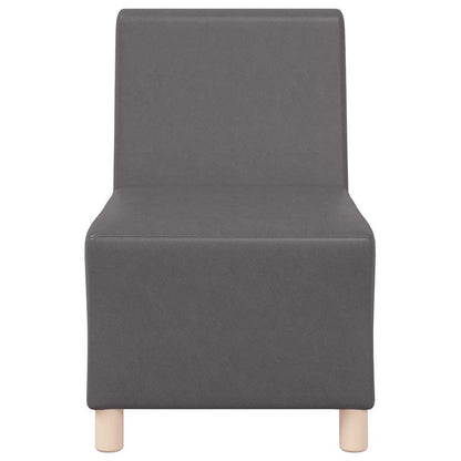 Unità di Divano Modulare Senza Braccioli 3 pcs Grigio - homemem39