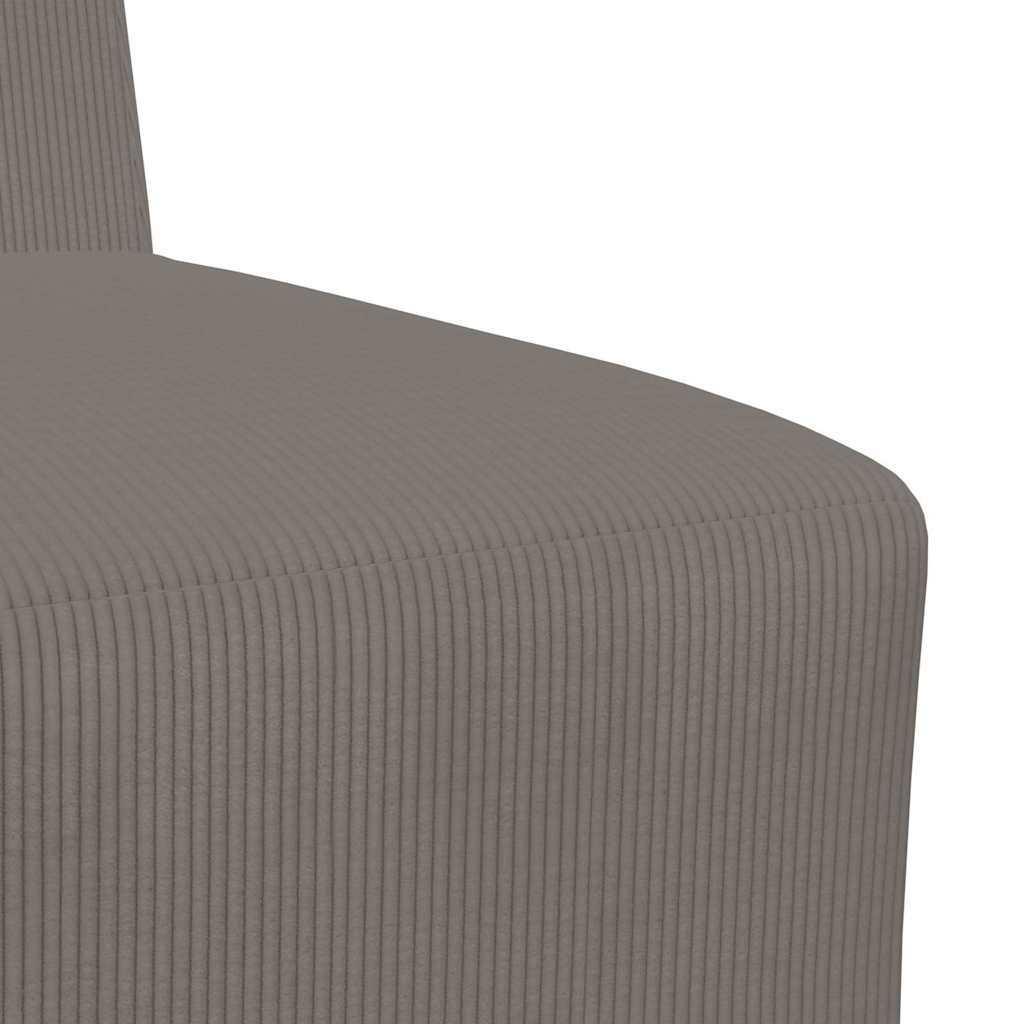 Unità di Divano Modulare Senza Braccioli 3 pcs Grigio chiaro | homemem39