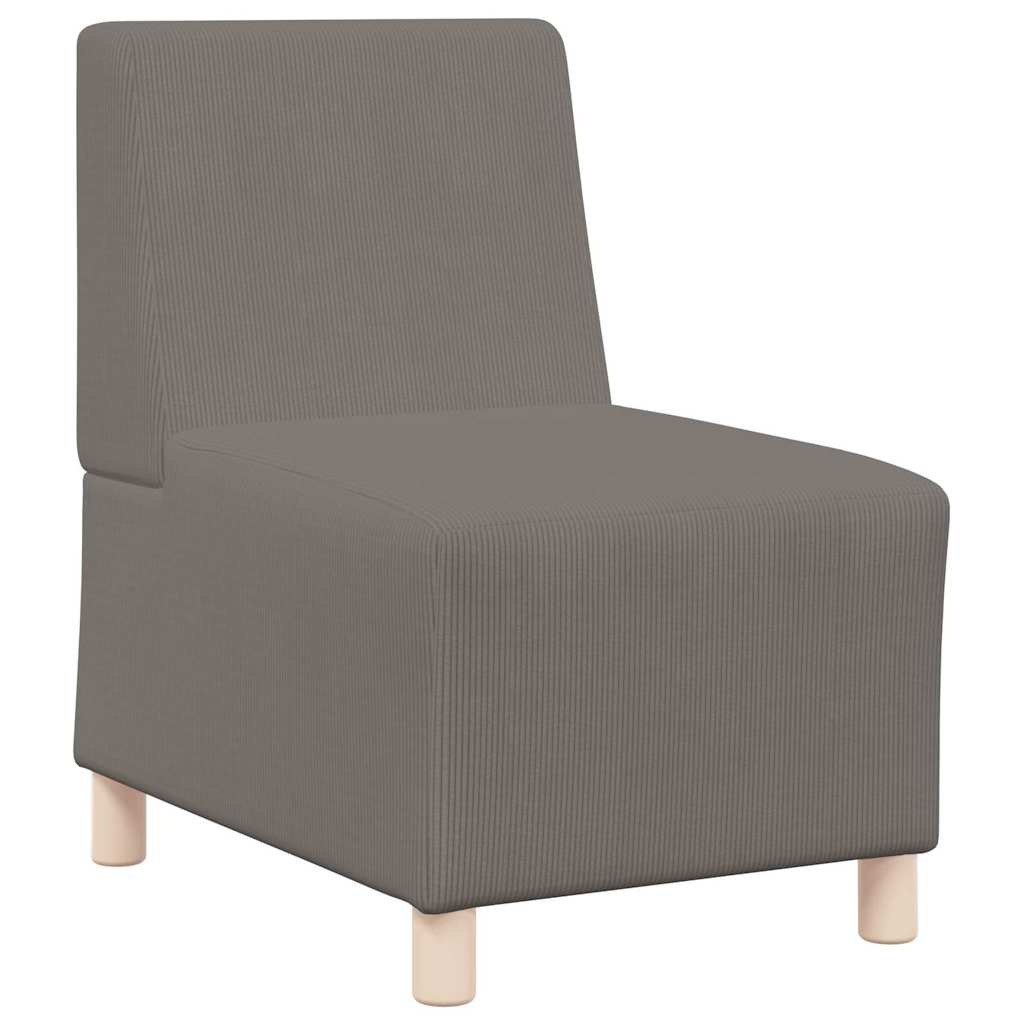 Unità di Divano Modulare Senza Braccioli 3 pcs Grigio chiaro | homemem39