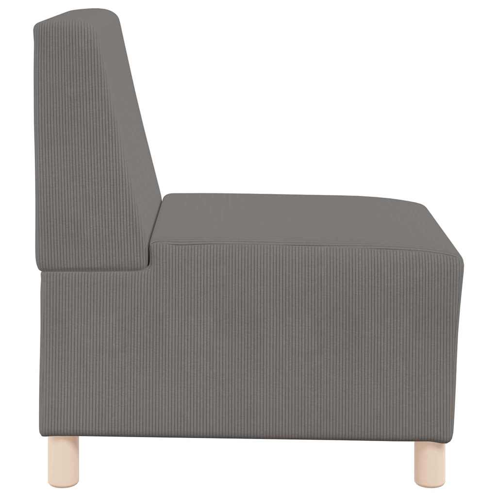 Unità di Divano Modulare Senza Braccioli 3 pcs Grigio chiaro | homemem39