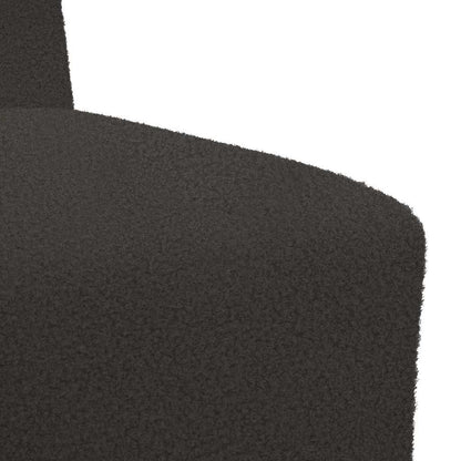 Unità di Divano Modulare Senza Braccioli 3 pcs Grigio scuro