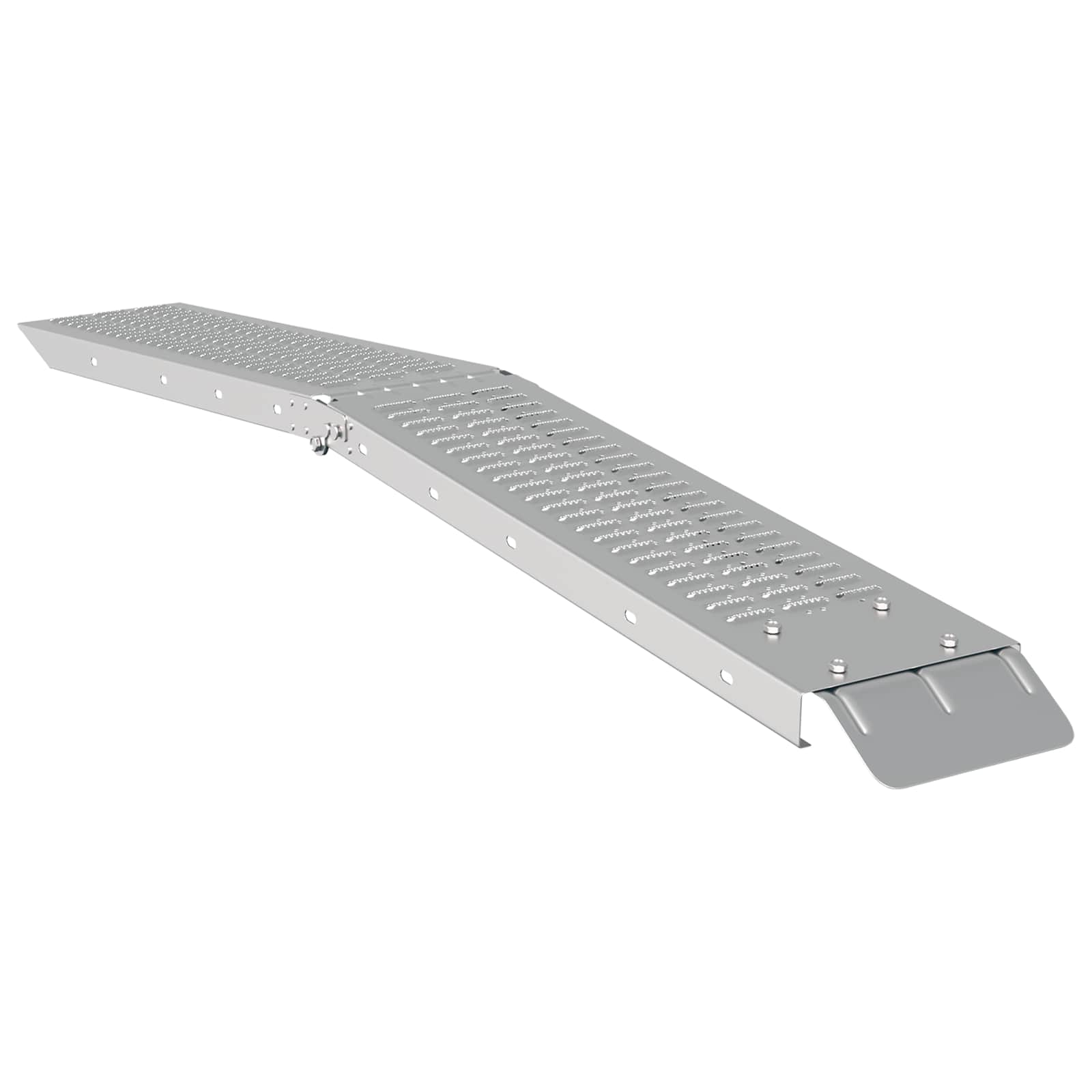 Rampe Pieghevoli 200kg per rampa 2 pcs Argento Acciaio zincato | homemem39