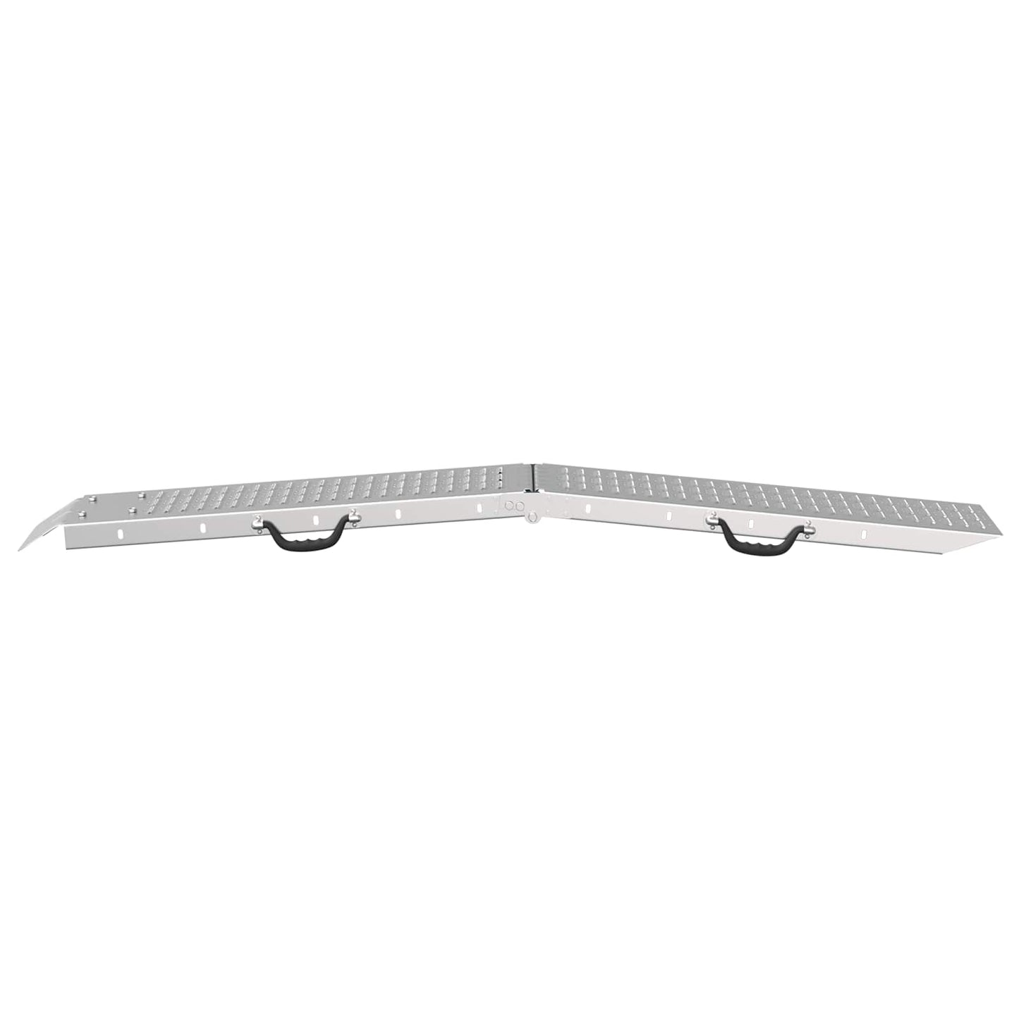 Rampe Pieghevoli 200kg per rampa 2 pcs Argento Acciaio zincato | homemem39