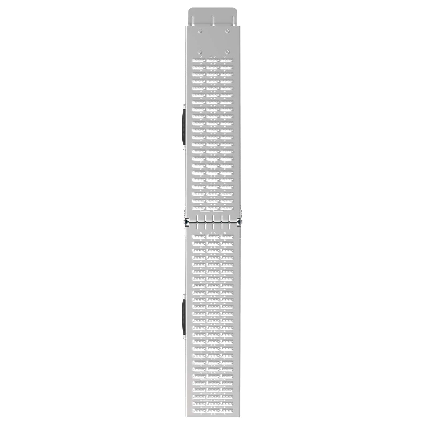 Rampe Pieghevoli 200kg per rampa 2 pcs Argento Acciaio zincato | homemem39