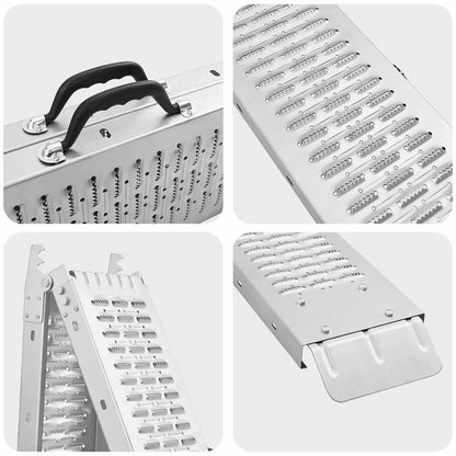 Rampe Pieghevoli 200kg per rampa 2 pcs Argento Acciaio zincato | homemem39