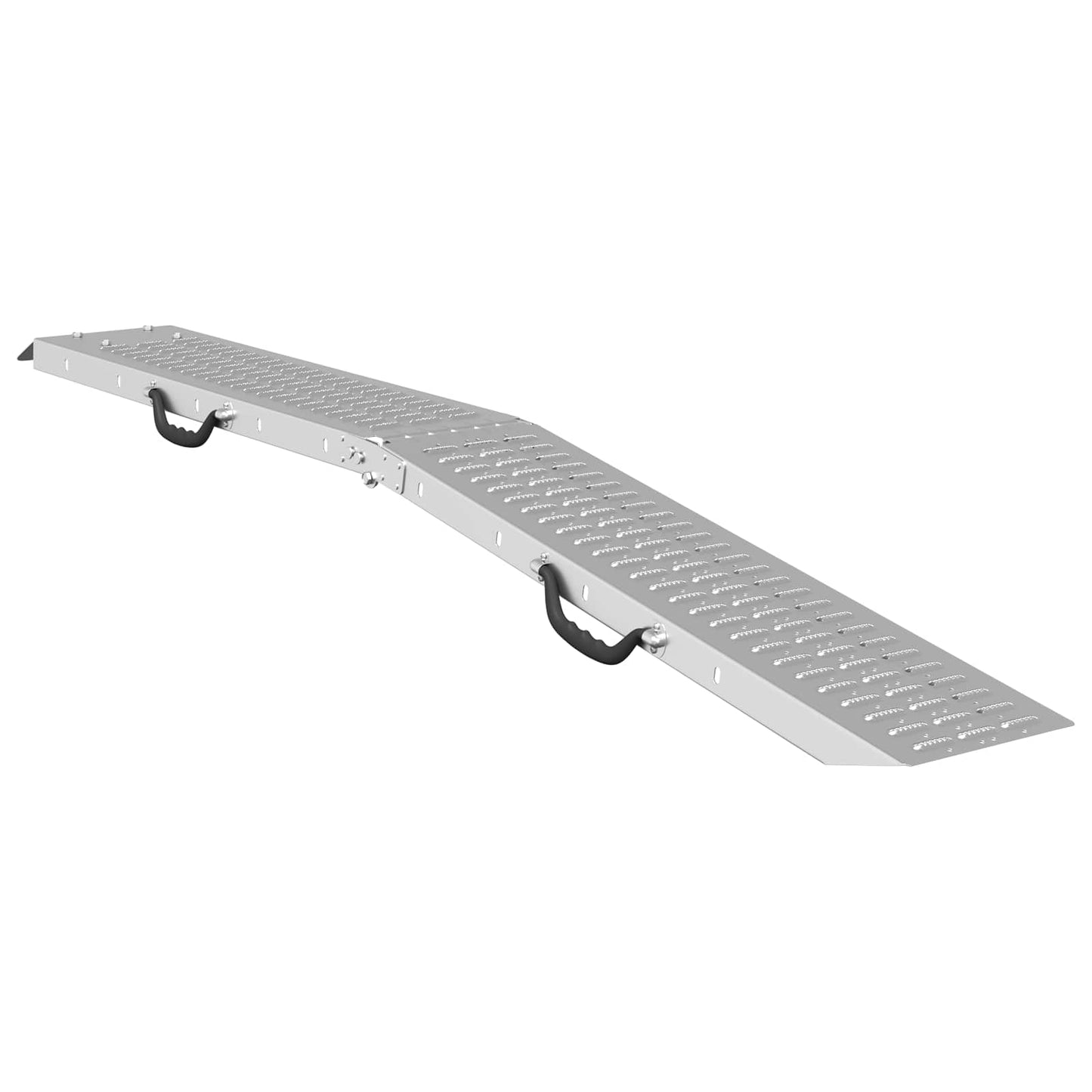 Rampe Pieghevoli 200kg per rampa 2 pcs Argento Acciaio zincato | homemem39