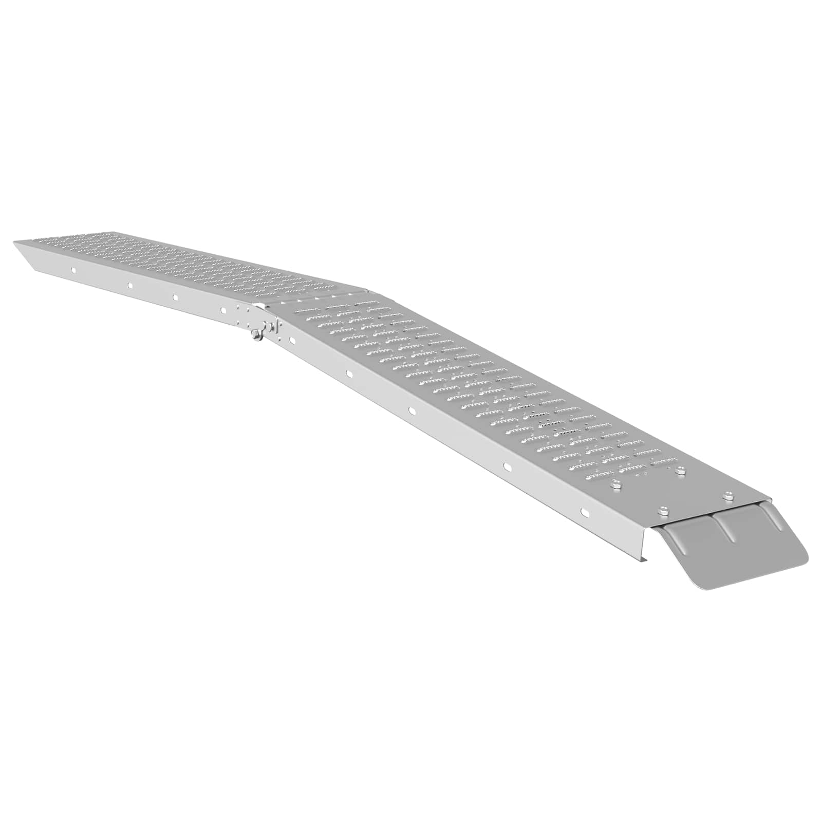 Rampe Pieghevoli 200kg per rampa 2 pcs Argento Acciaio zincato | homemem39