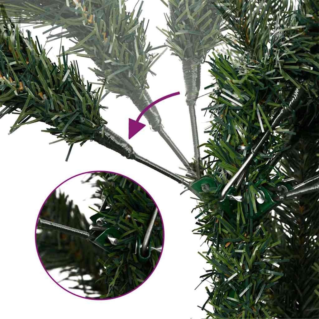Albero di Natale Artificiale con Rami Pieghevoli Verde 120 cm | homemem39