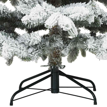 Albero di Natale Artificiale Snodato Foderato di Neve Bianco | homemem39
