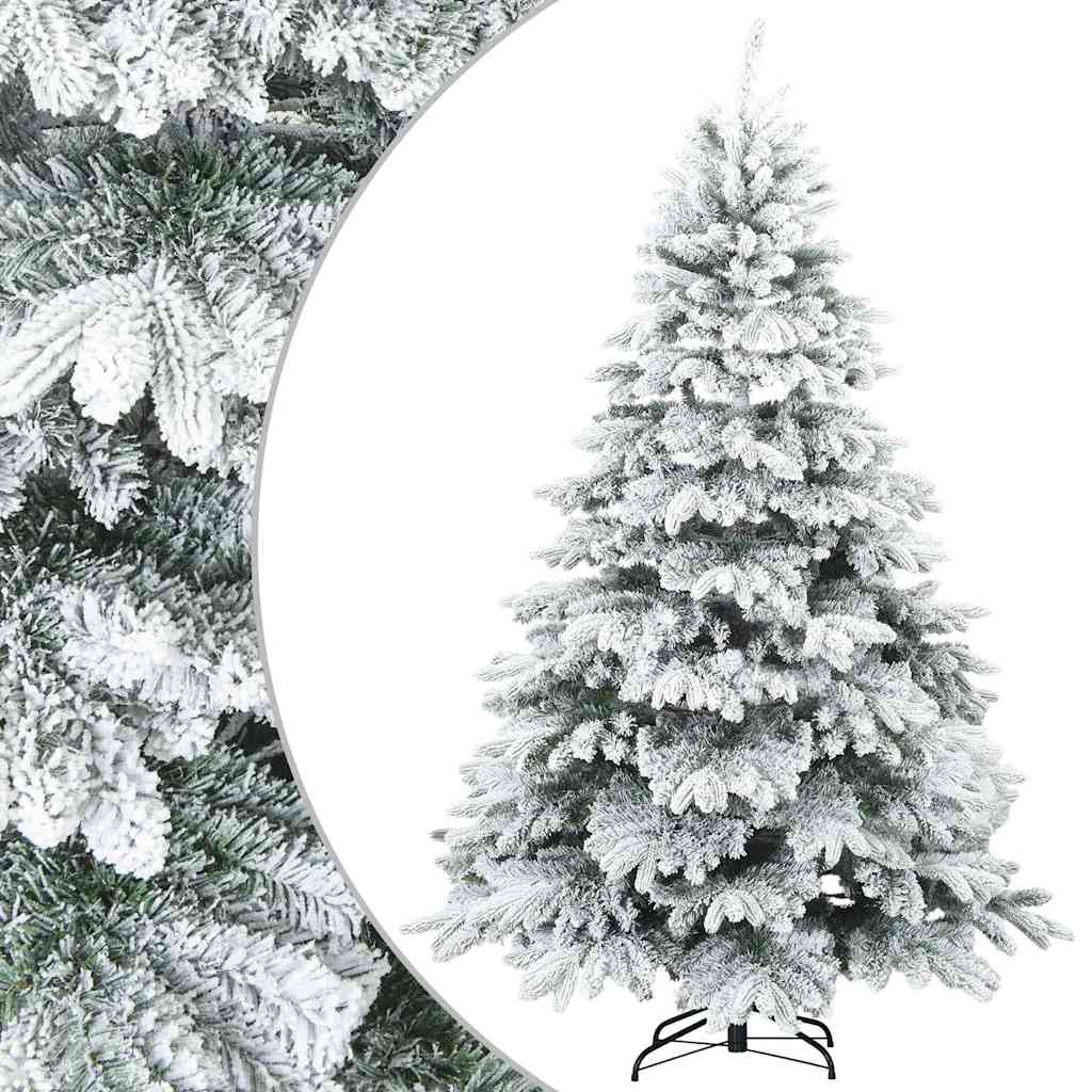 Albero di Natale Artificiale Snodato Foderato di Neve Bianco | homemem39