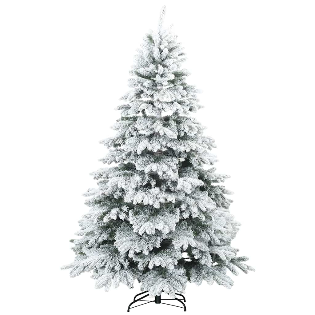 Albero di Natale Artificiale Snodato Foderato di Neve Bianco | homemem39