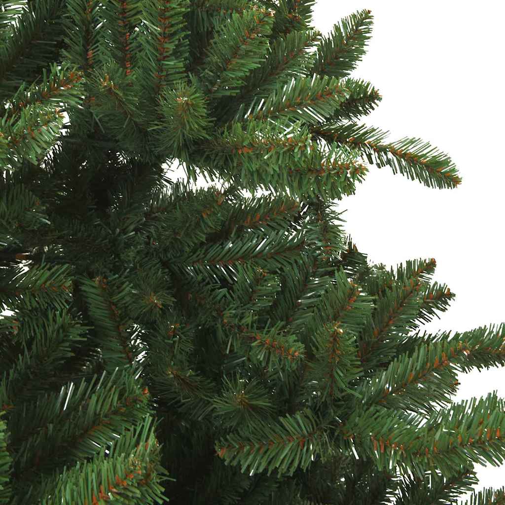 Albero di Natale Artificiale con Rami Pieghevoli Verde 210 cm