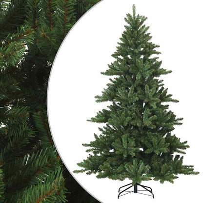 Albero di Natale Artificiale con Rami Pieghevoli Verde 210 cm