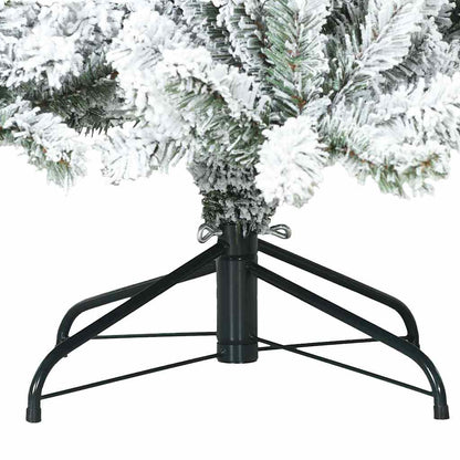 Albero di Natale Artificiale Snodato Foderato di Neve Bianco | homemem39