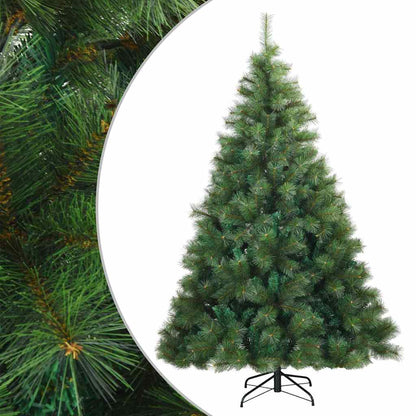 Albero di Natale Artificiale con Rami Pieghevoli Verde 180 cm