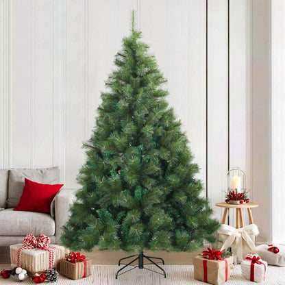 Albero di Natale Artificiale con Rami Pieghevoli Verde 210 cm | homemem39
