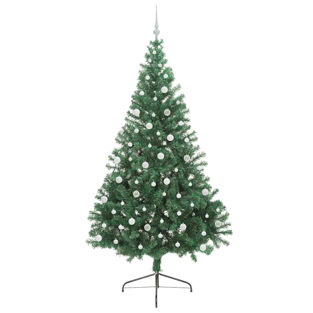 Albero di Natale artificiale con luci integrate Verde 240 cm | homemem39