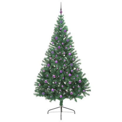 Albero di Natale artificiale con luci integrate Verde 240 cm