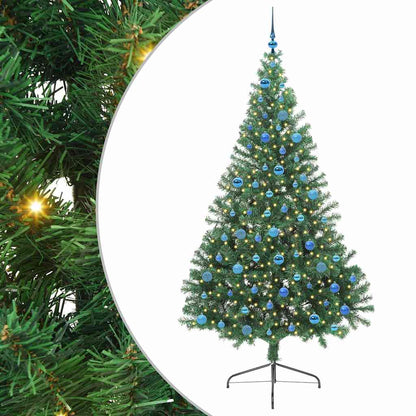 Albero di Natale artificiale con luci integrate Verde 240 cm