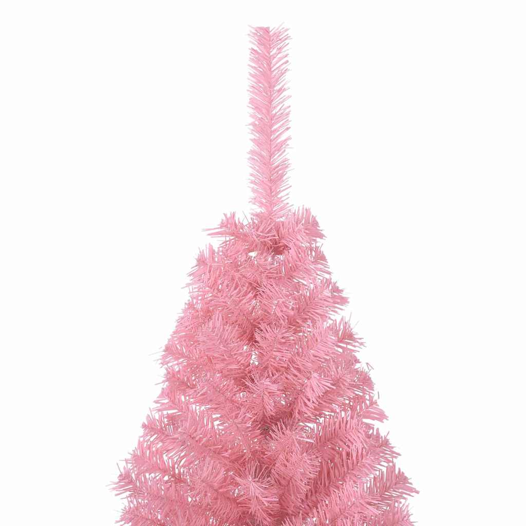Albero di Natale artificiale con luci integrate Rosa 120 cm PVC | homemem39