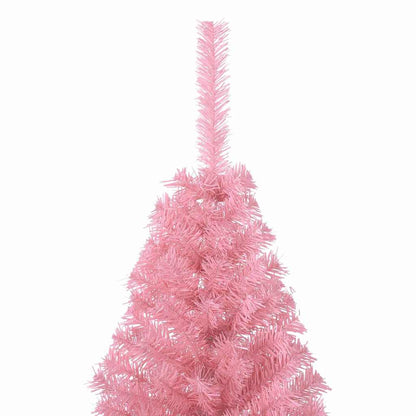 Albero di Natale artificiale con luci integrate Rosa 120 cm PVC | homemem39