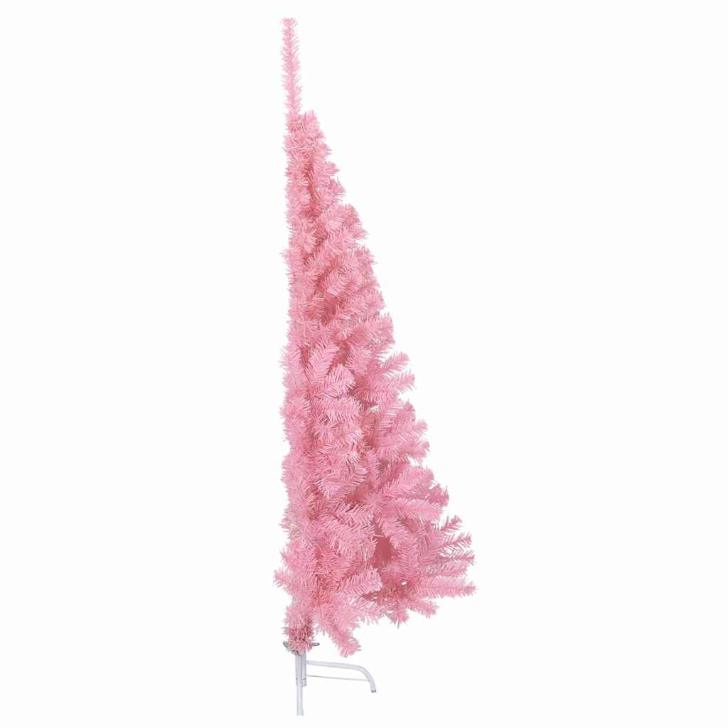 Albero di Natale artificiale con luci integrate Rosa 120 cm PVC | homemem39