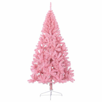 Albero di Natale artificiale con luci integrate Rosa 180 cm PVC | homemem39