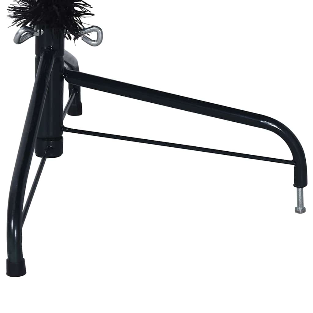 Albero di Natale artificiale con luci integrate Nero 240 cm PVC | homemem39
